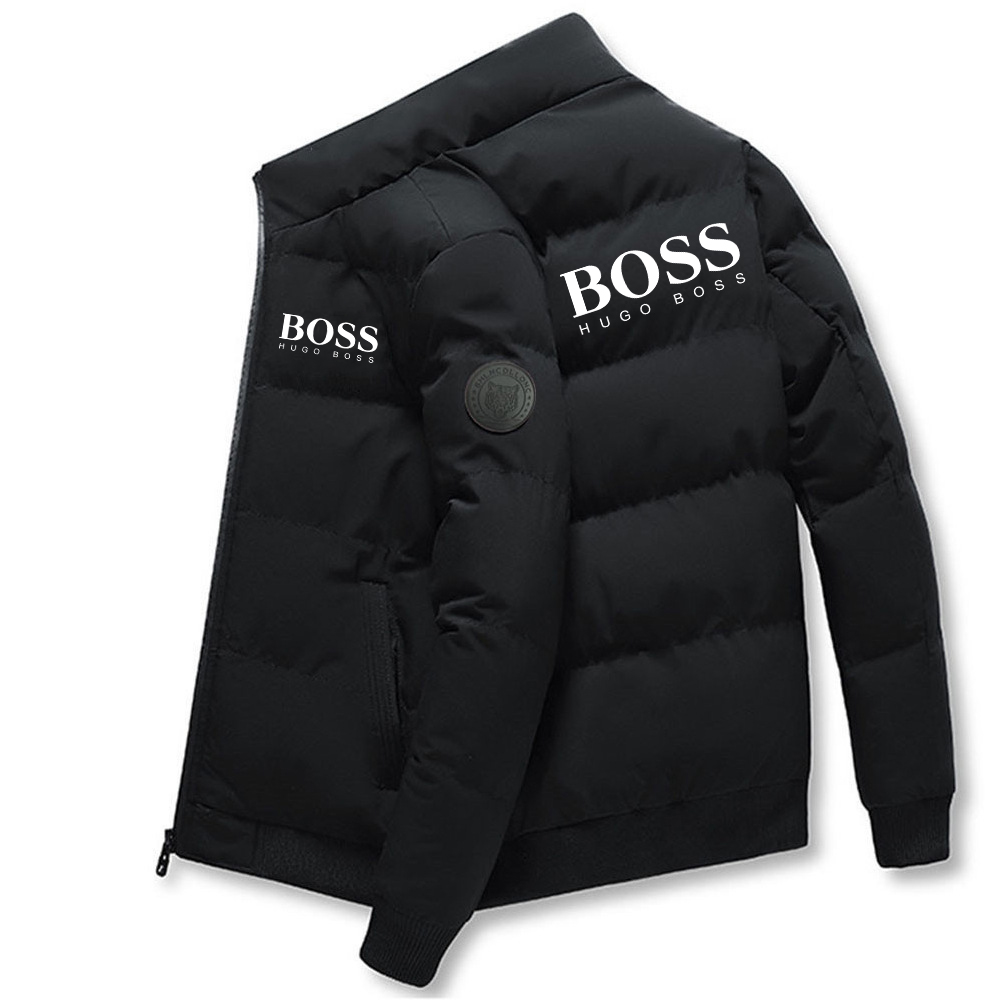 Men's thickened long down jacket