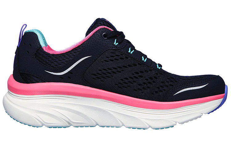 (WMNS) Relaxed Fit DLux Walker Low-Top Running Shoes Blue/Pink 149023-NVMT