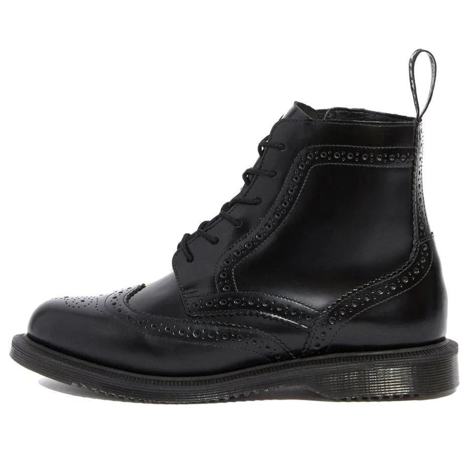 (WMNS) Dr.Martens Delphine Smooth Dress Boots 'Black' 22650001