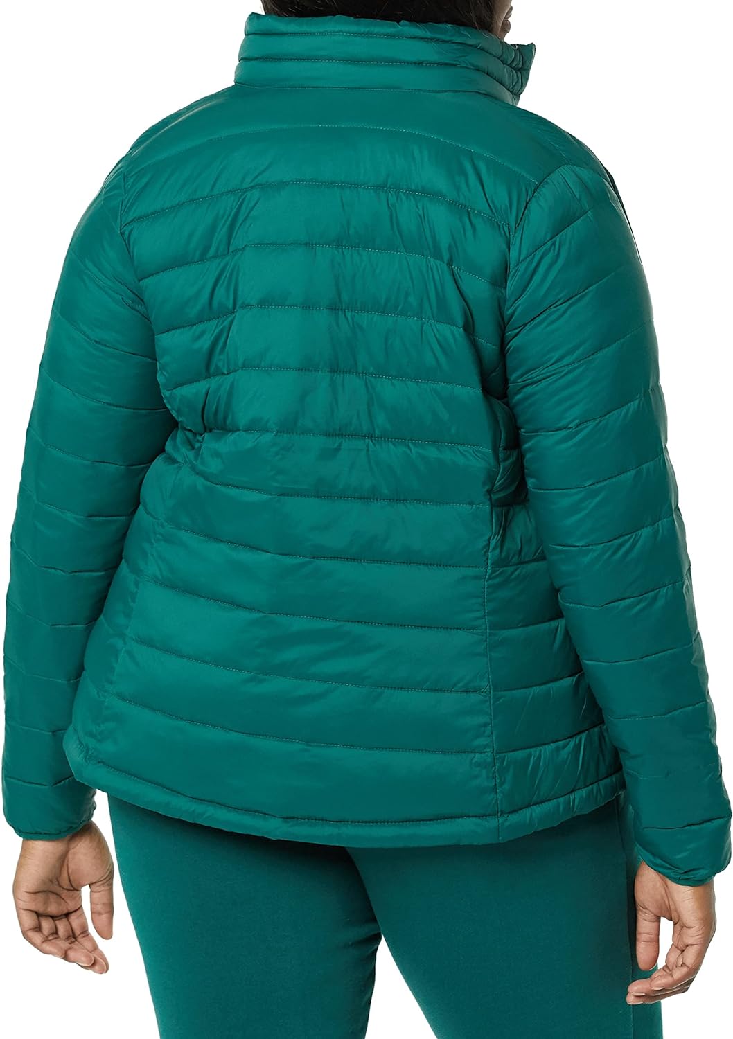 Amazon Essentials Women's Lightweight Long-Sleeve Water-Resistant Packable Puffer Jacket (Available in Plus Size)