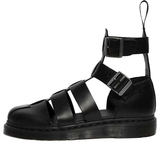Geraldo Leather Gladiator Sandals Black 15696001