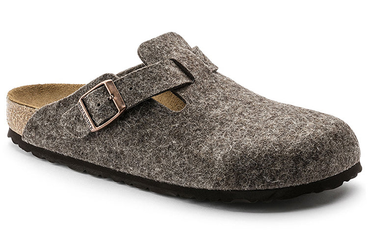'Wool Felt Cacao' Sandals
