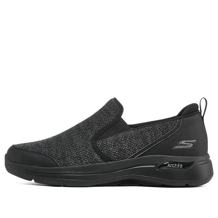 Go Walk Arch Fit Low-top Loafers Black 216183-BBK