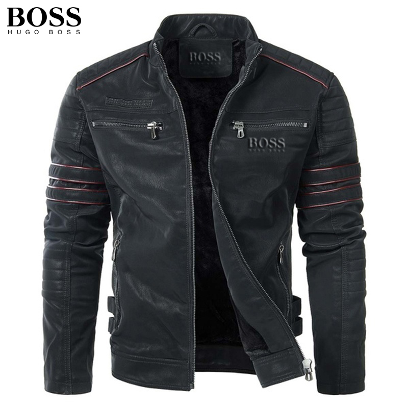 Men’s main  embroidered leather jackets, best-selling leather