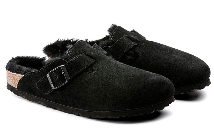 (WMNS) Boston Series Black Version Slippers 259883
