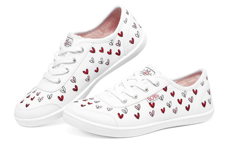 (WMNS) Goldcrown x Bobs B Cool Low-Top Sneakers White/Red 113951-WRPK