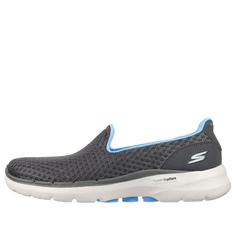 (WMNS) Go Walk 6 Low Loafer Grey/Blue 124508-GYBL