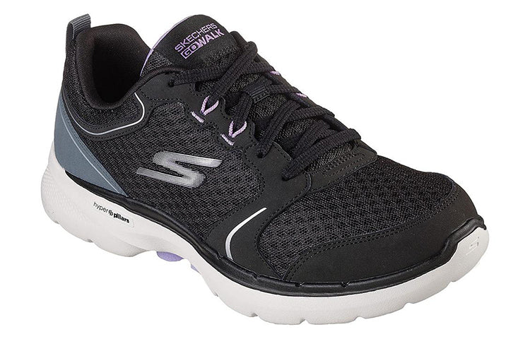 (WMNS) Go Walk 6 Low-Top Black/Purple 124518-BKLV
