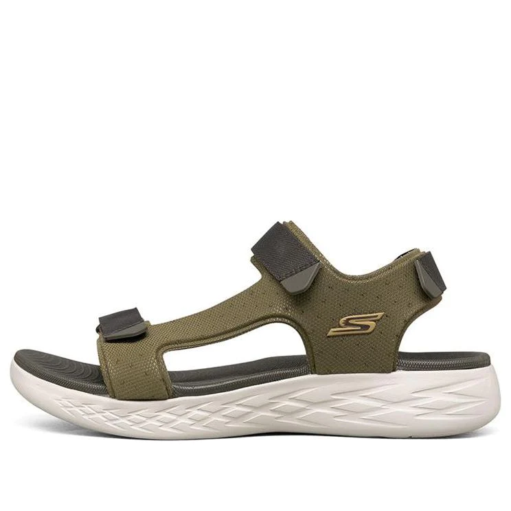 On The Go 600 Velcro Olive Green Sandals 55383-OLV