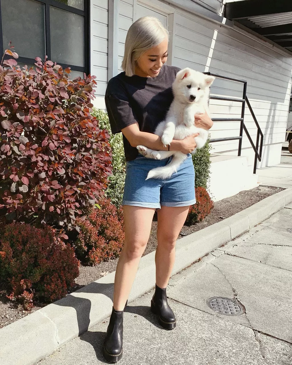 Leather Platform Chelsea Boots