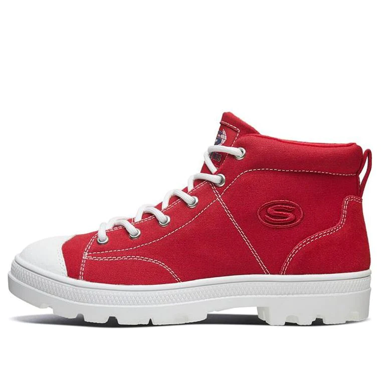 (WMNS) Roadies High Gang Canvas Shoes Red 74380-RED