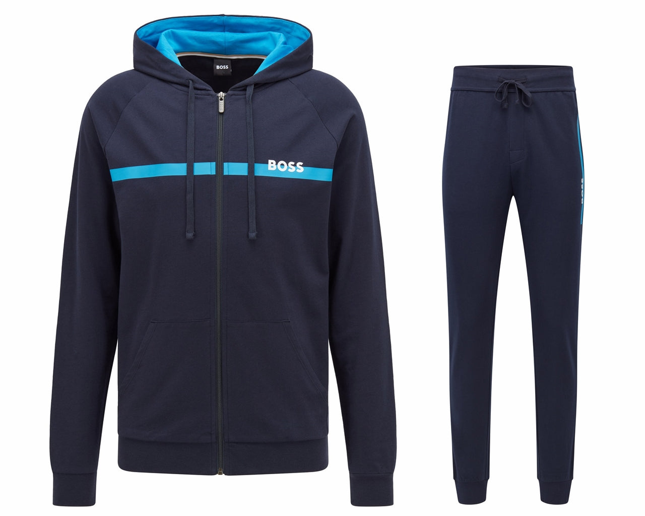 Authentic 50465773 403 Hooded Tracksuit Blue