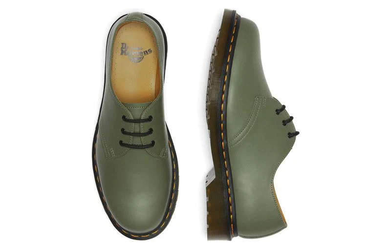 1461 Smooth Leather Oxford Shoes 'Khaki Green' 27757384