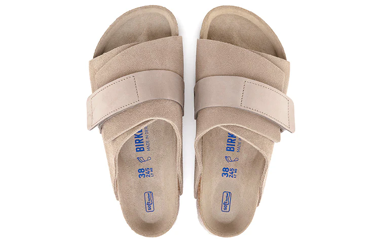 (WMNS) Kyoto Series Cowhide Suede Soft Sole Slippers Version 1019292