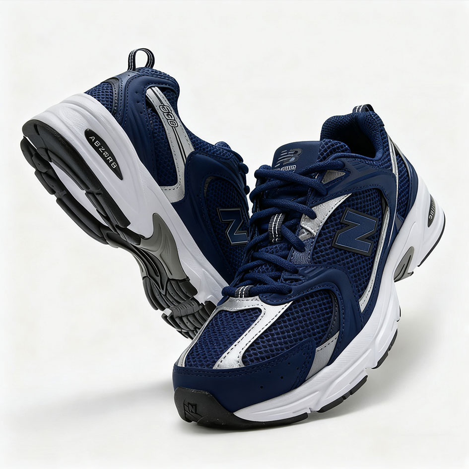 Unisex Sneakers in White & Black