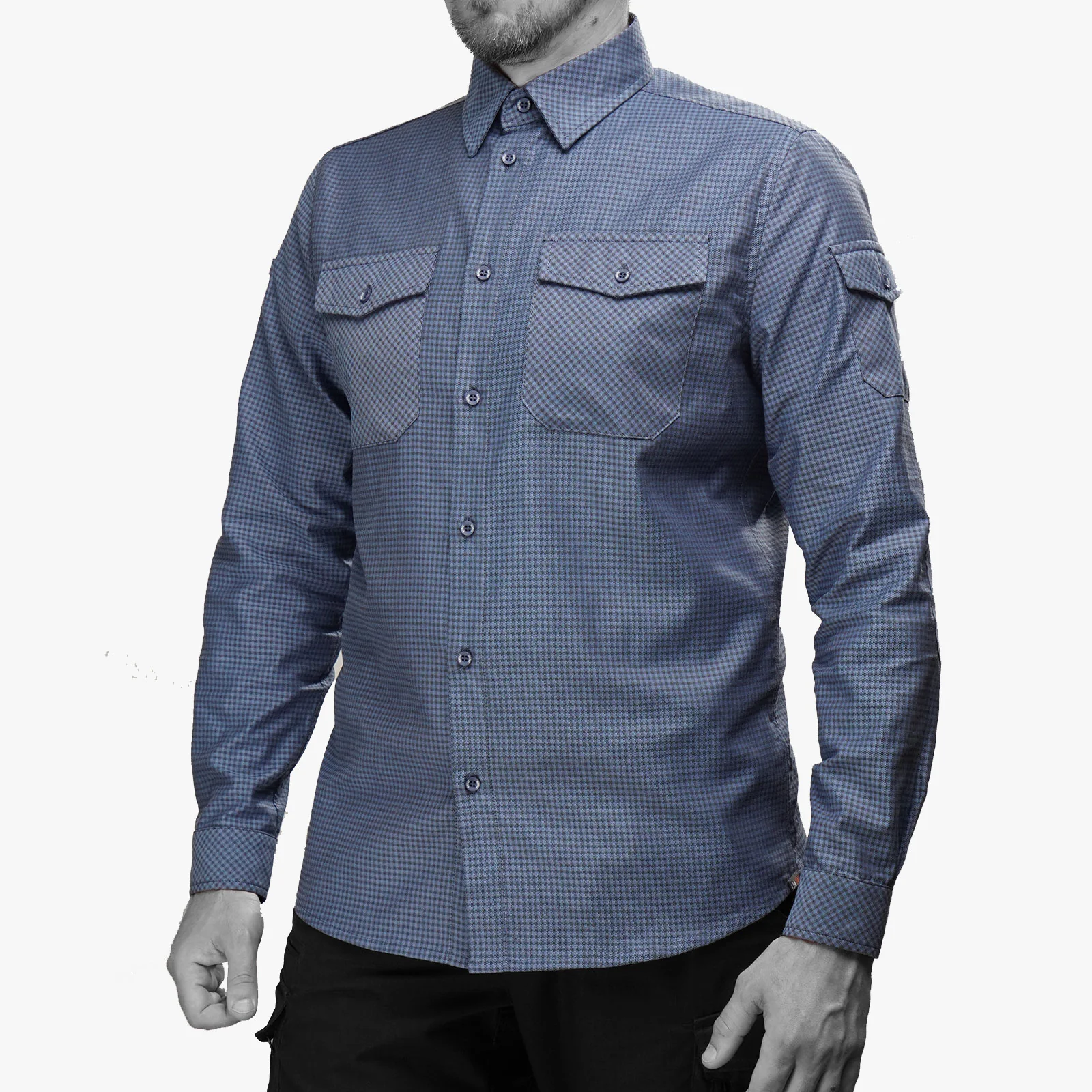 Plaid Shirt UATAC Blue