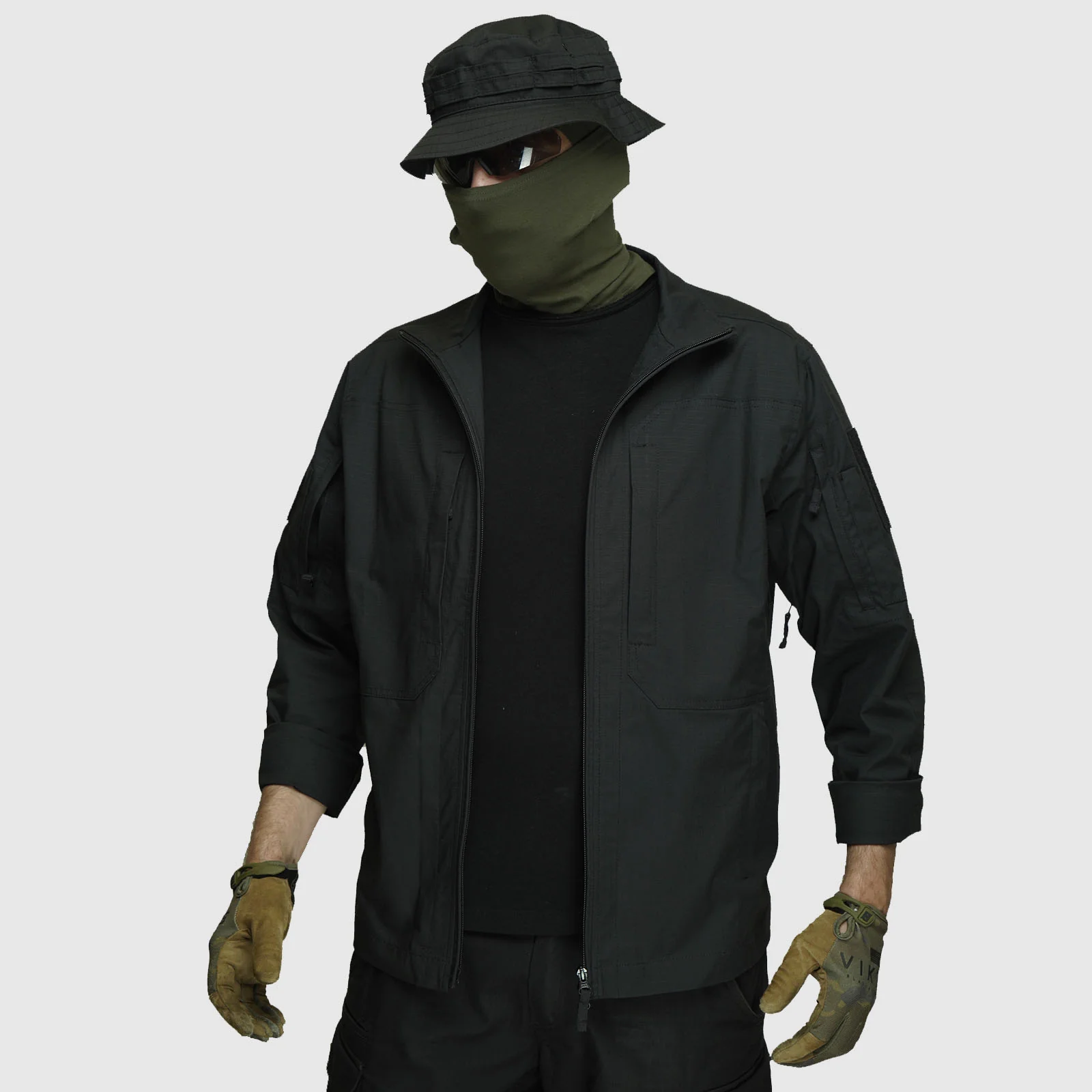 Summer Jacket UATAC Flexible Black (2 patch)