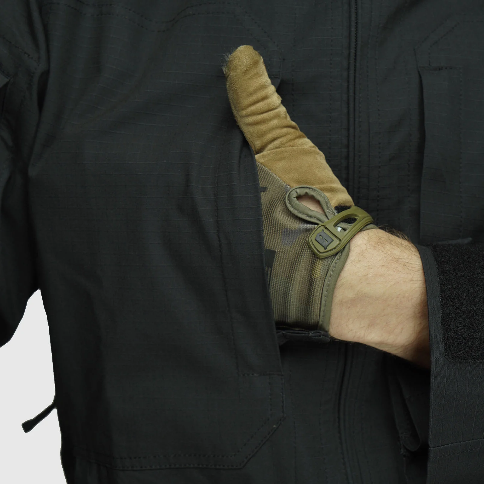 Summer Jacket UATAC Flexible Black (2 patch)