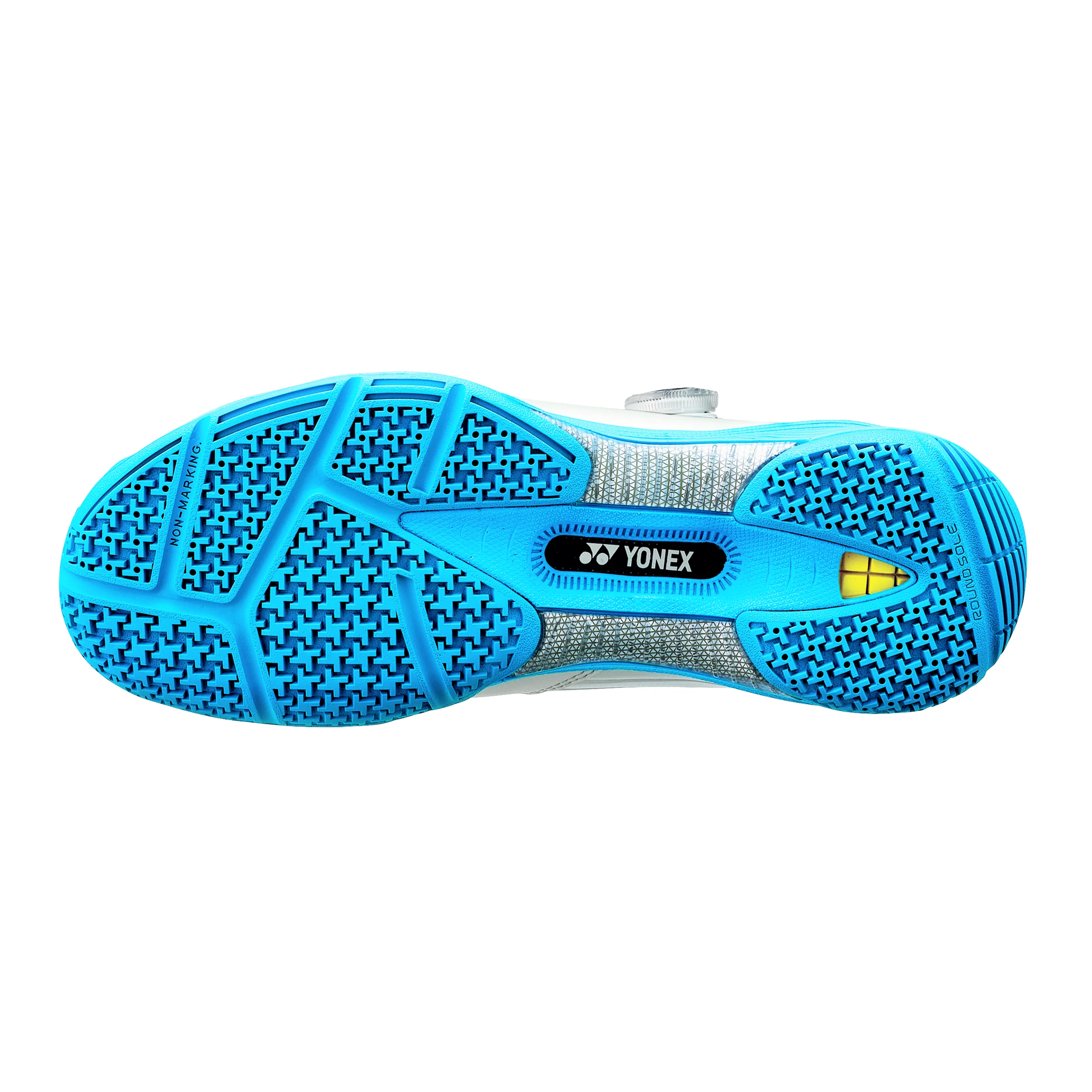 Outlet Power Cushion 88 Dial 2 UNISEX (Turquoise/Grey) Badminton Shoes [CLEARANCE]