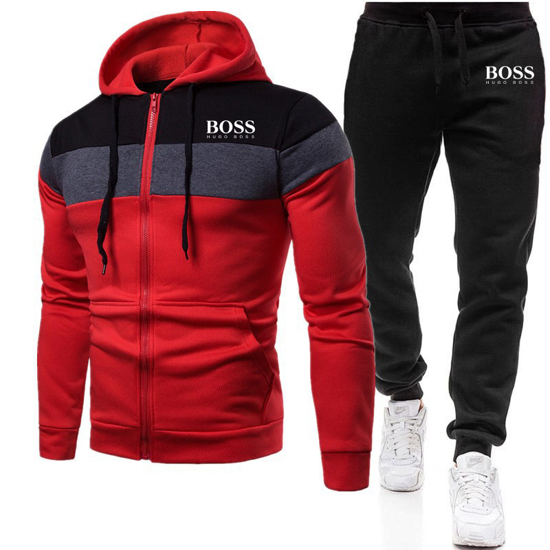 Men's fleece soft casual sportswear