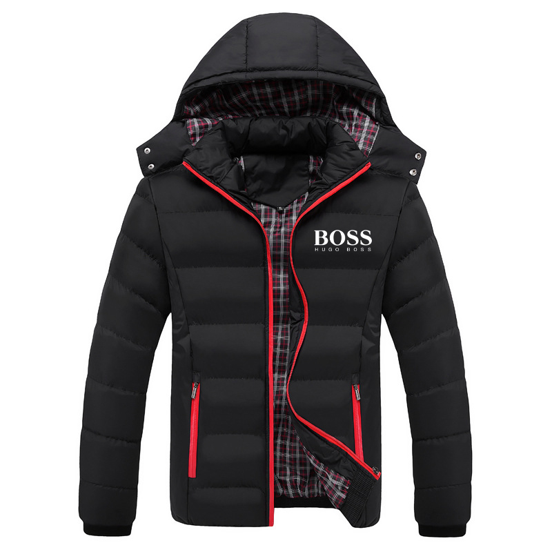 Men's Padded Warm Hooded Jacket