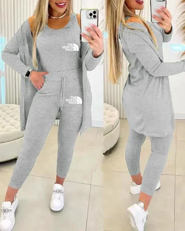 New Women's Clothing 3-Piece Set (Jacket + Vest + Pants)