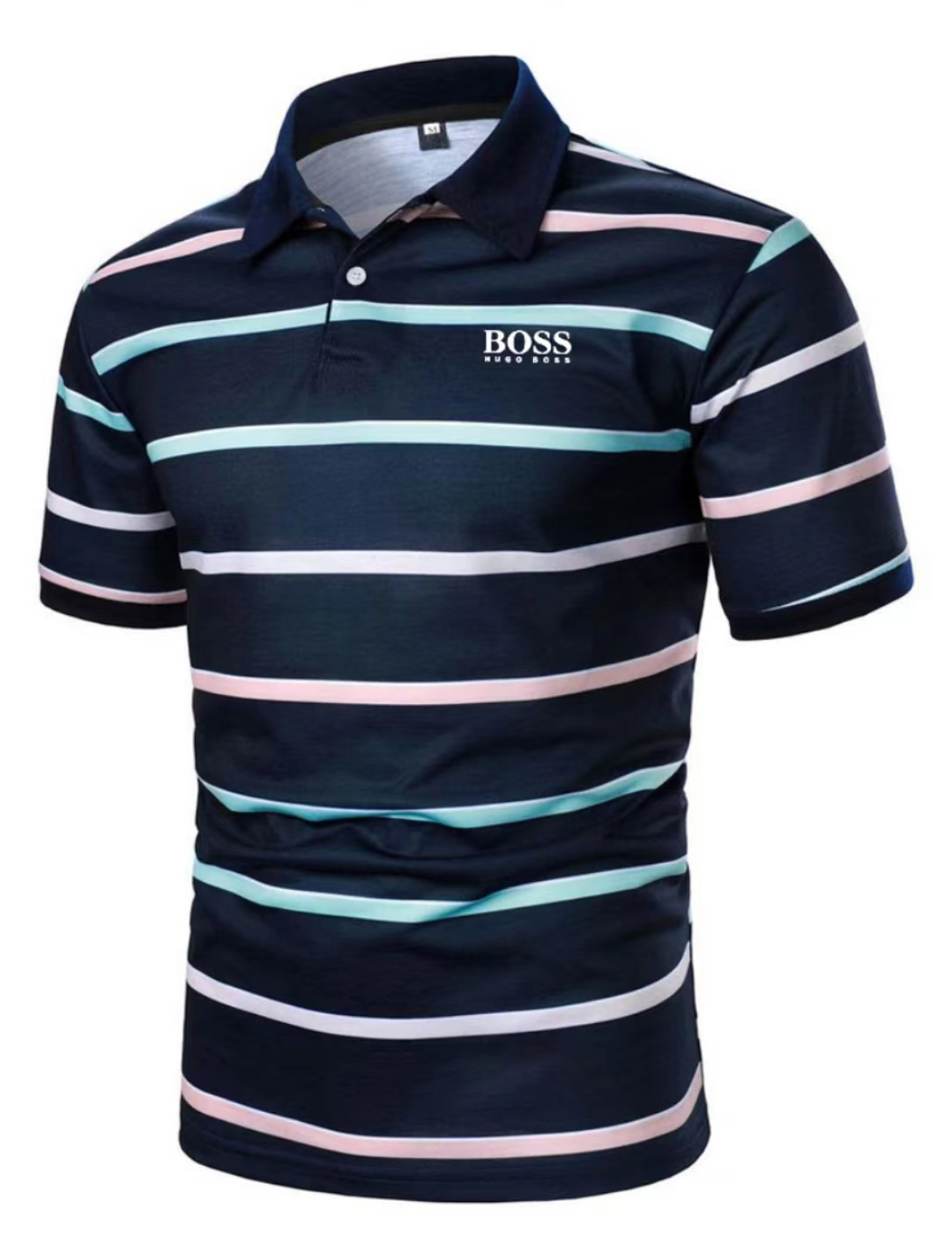 Men's casual short-sleeved polo shirt