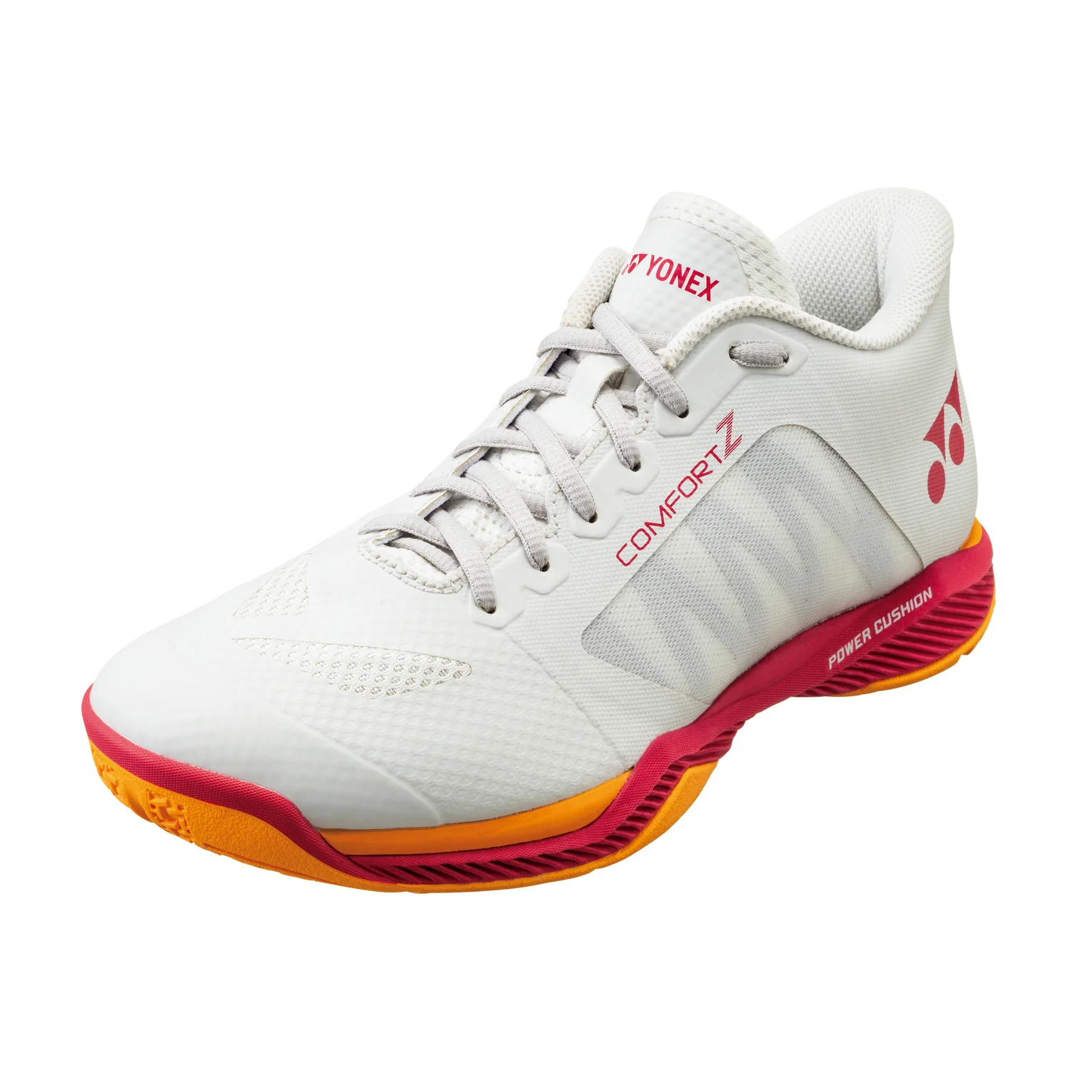 NEW 2025 Outlet Power Cushion Comfort Z WIDE (Off White/Red) Unisex Badminton Shoes
