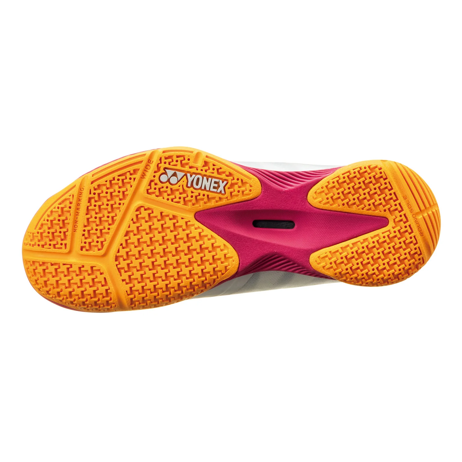 NEW 2025 Outlet Power Cushion Comfort Z WIDE (Off White/Red) Unisex Badminton Shoes