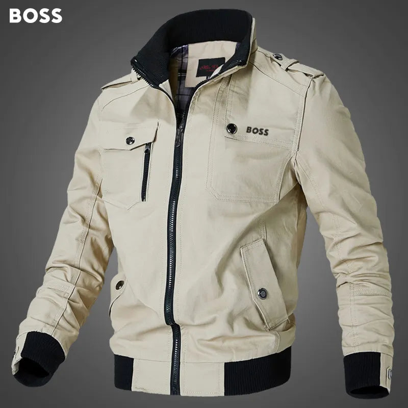 SOLID COLOR MENS CASUAL HOODIES COAT SWEATERSHIRT