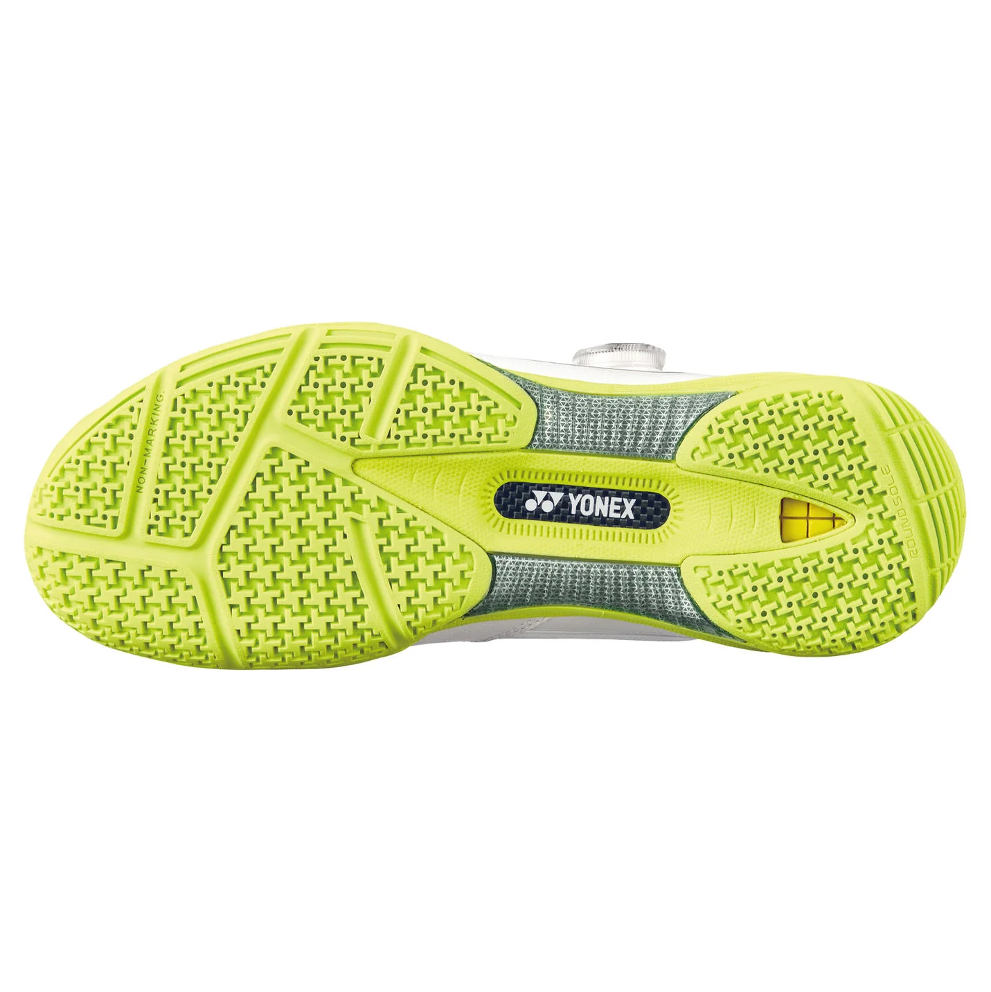 Outlet Power Cushion 88 Dial 2 UNISEX (White/Lime) Badminton Shoes [CLEARANCE]