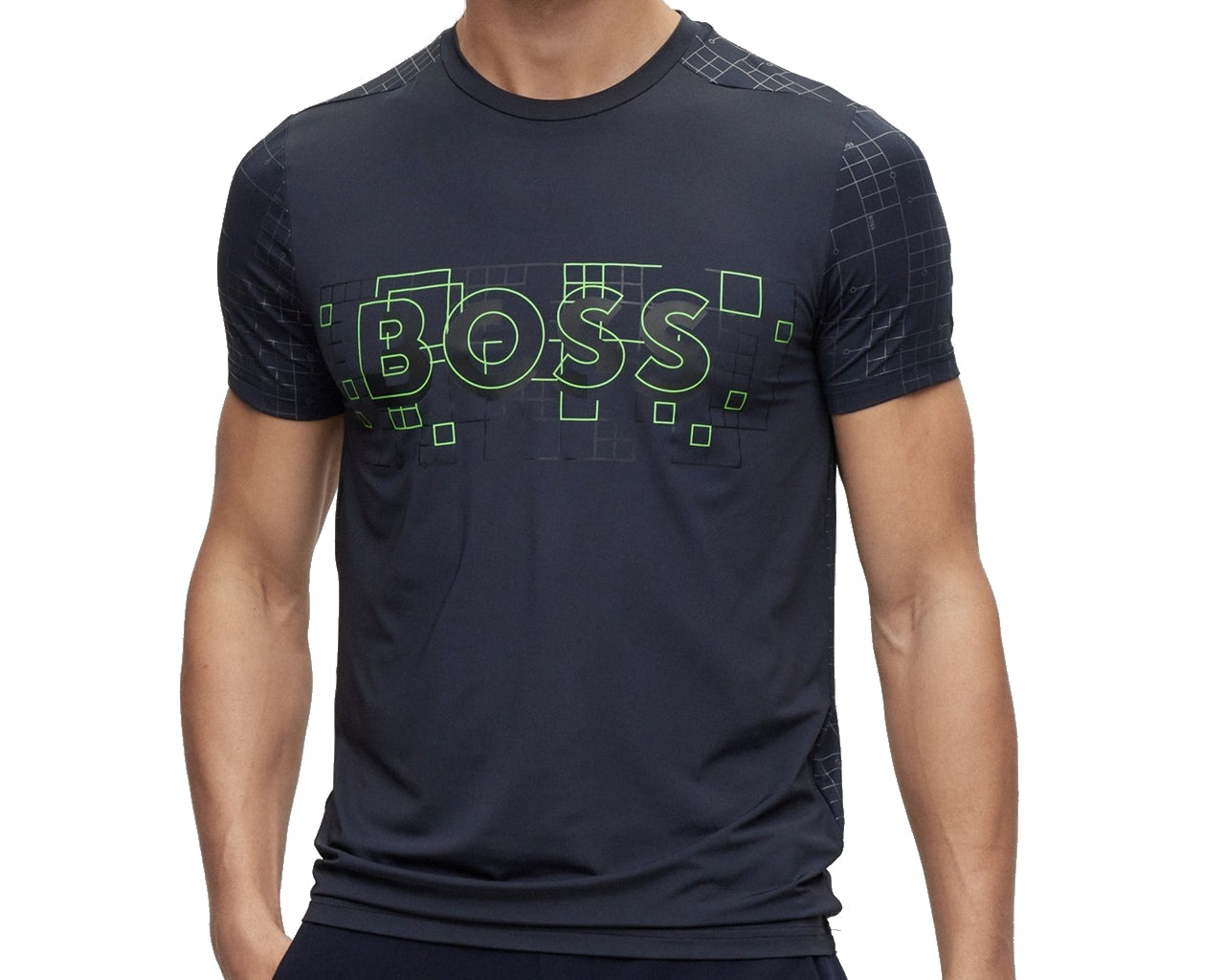 50477170 Tee Active Crew Neck T-Shirt Navy
