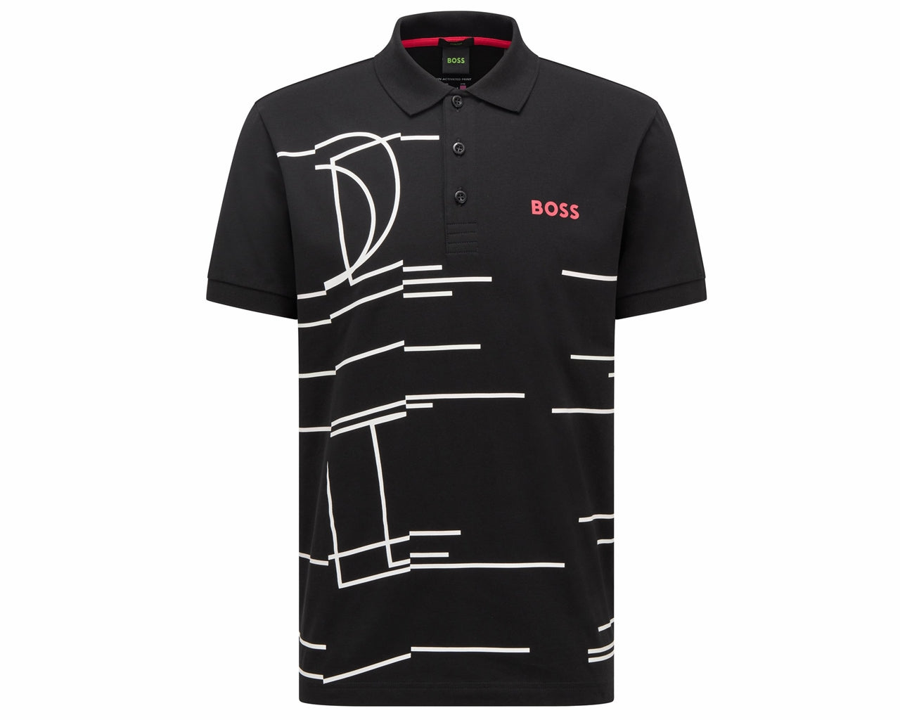50472552 Paddy 3 Regular Fit Polo Shirt Black