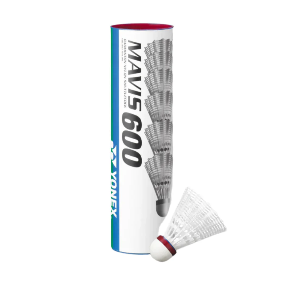 Outlet Mavis 600 Nylon (Red Cap) Badminton Shuttlecocks