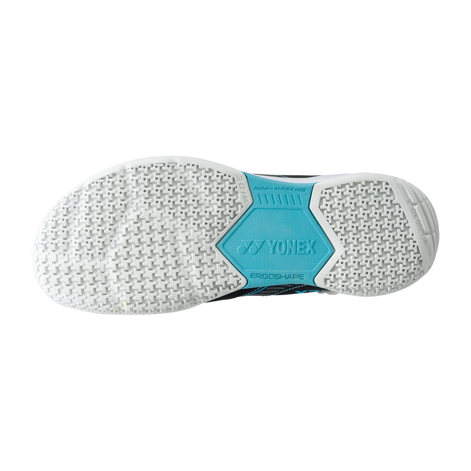 Outlet Power Cushion Strider Flow (Black/Blue) UNISEX WIDE Badminton Shoes