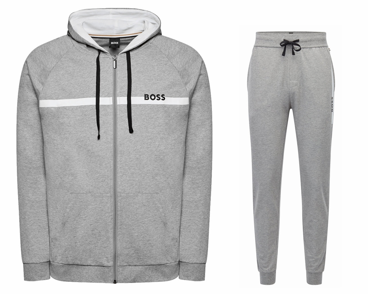 Authentic 50465773 033 Hooded Tracksuit Grey