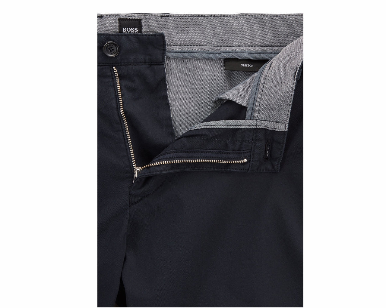 Slice 50406679 402 Slim Fit Cotton Shorts Blue