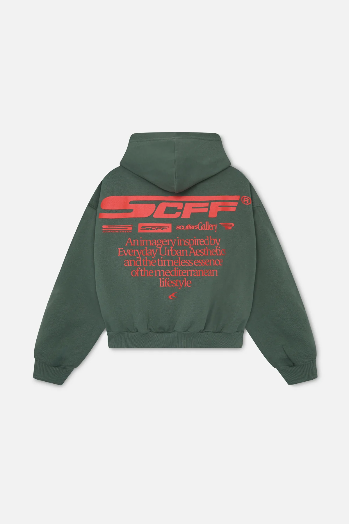 Motor Studios Green Hoodie