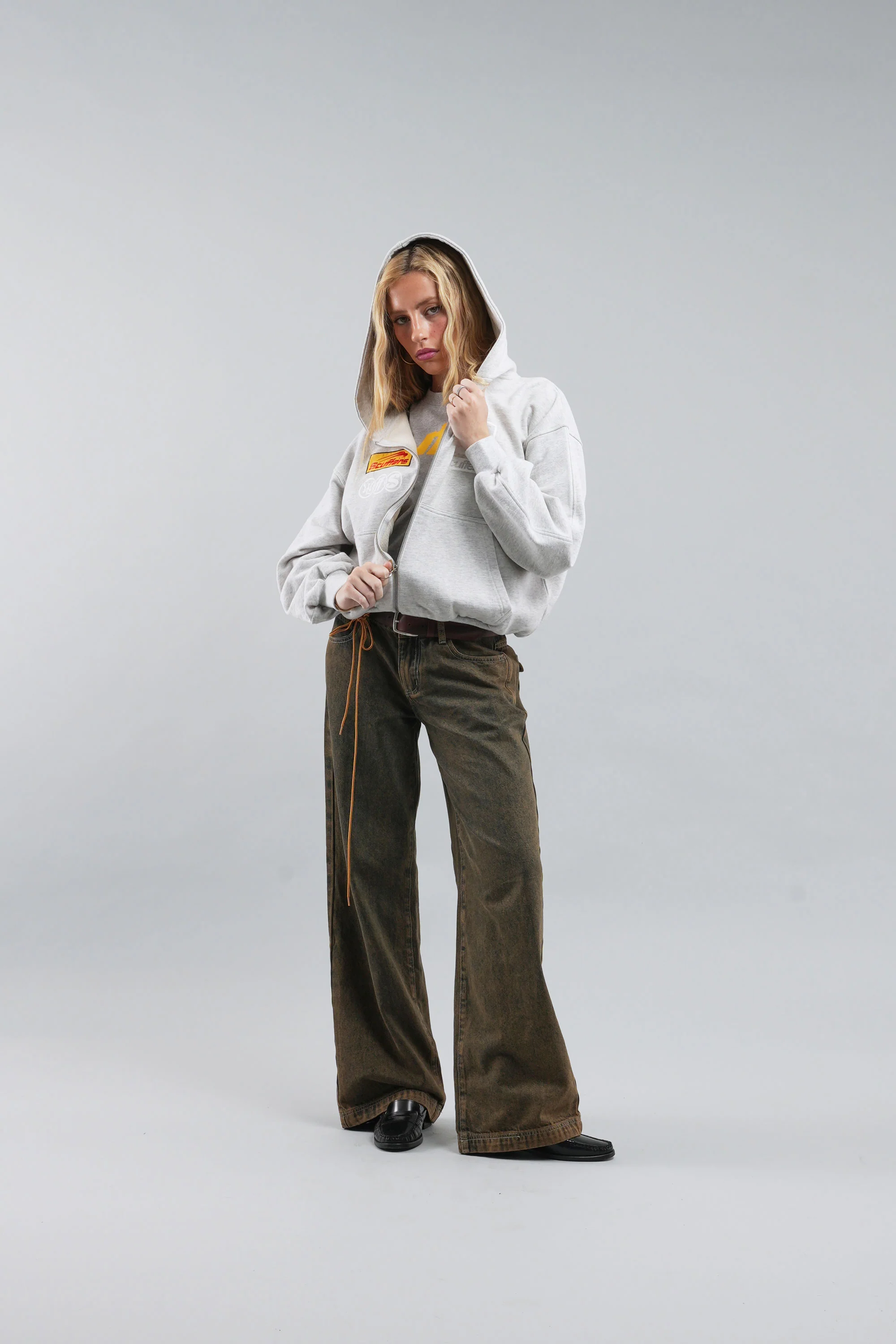 Starnova Grey Melange Zipper