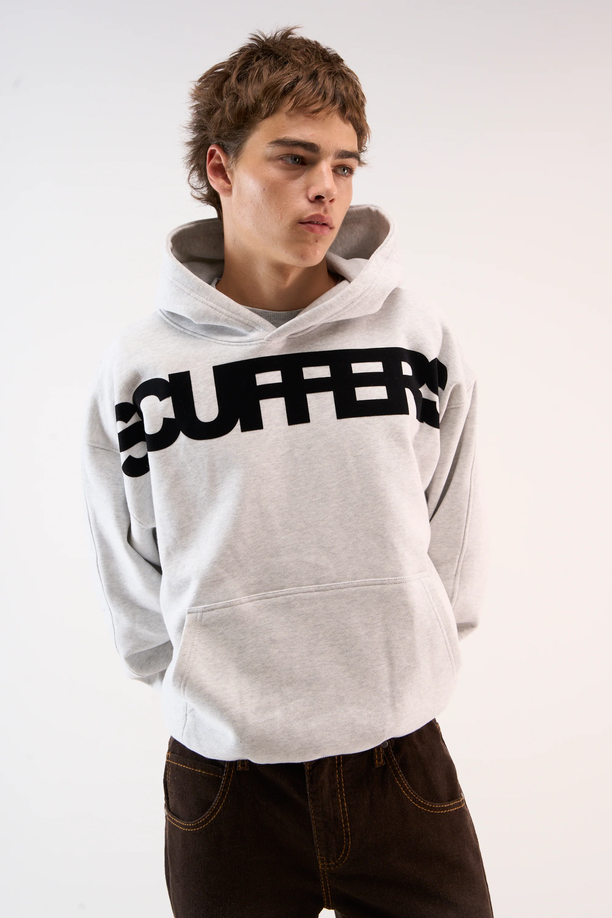 Flock Light Grey Hoodie