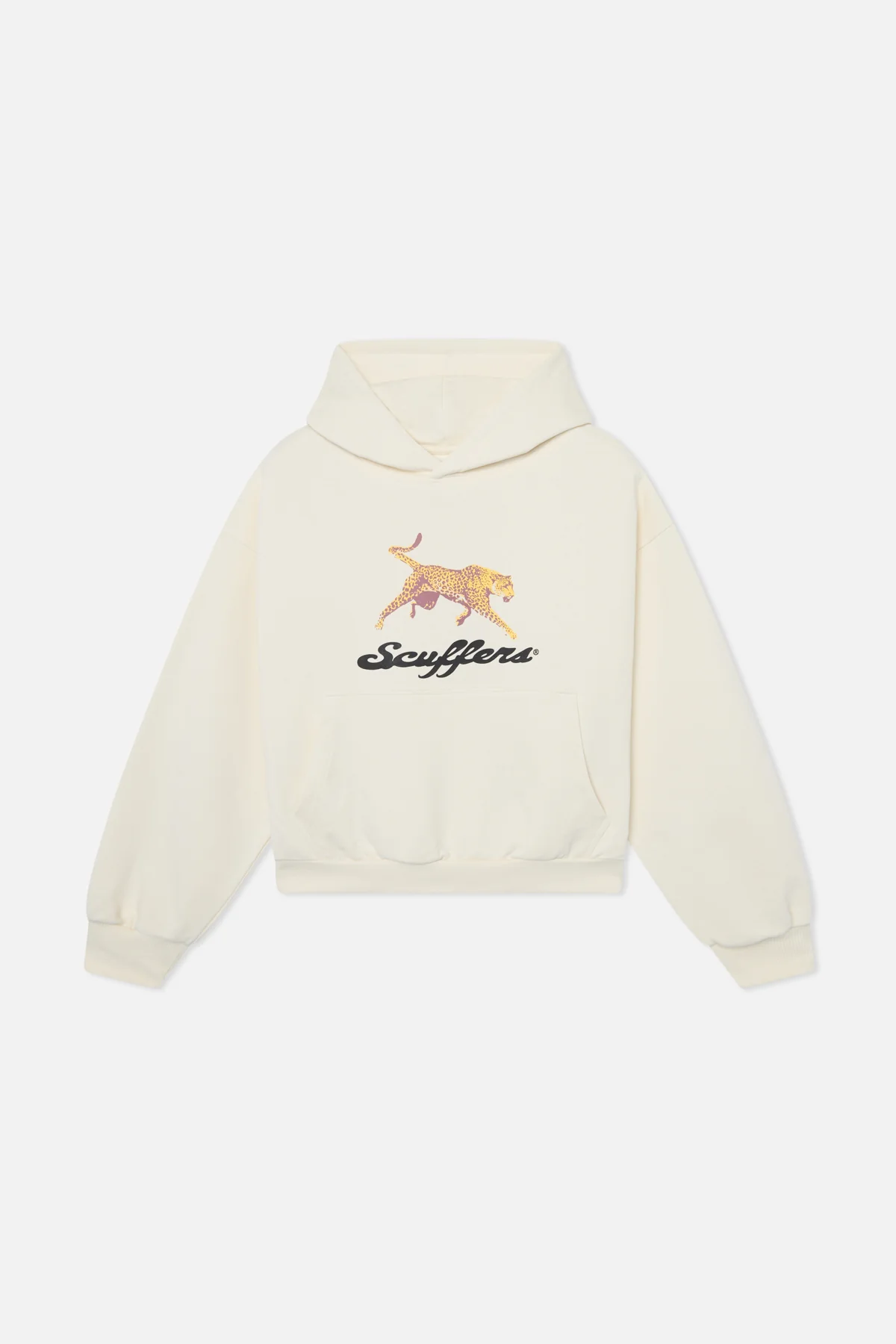 Cheetah Ecru Hoodie