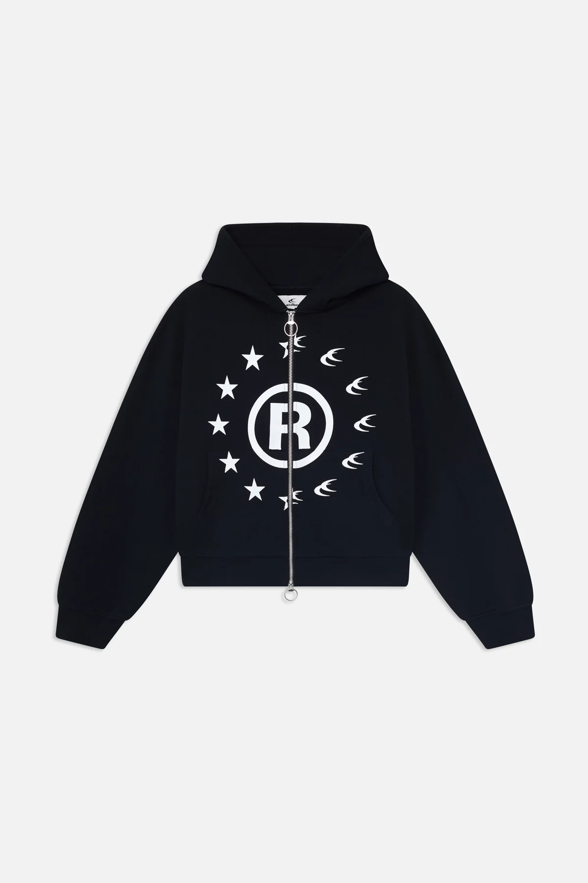 Confused Black Zipper