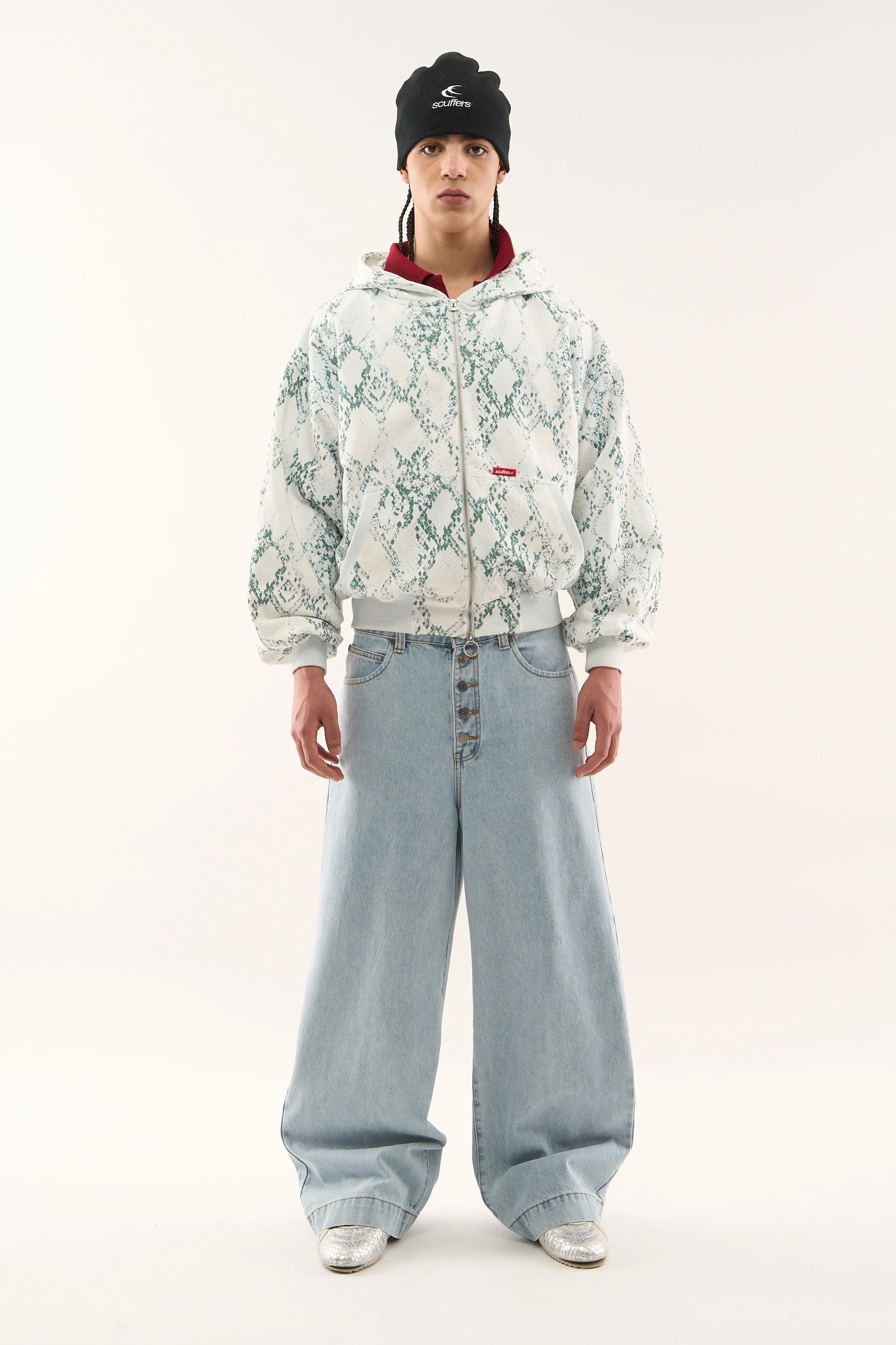 SCFF Blue Snake Zipper