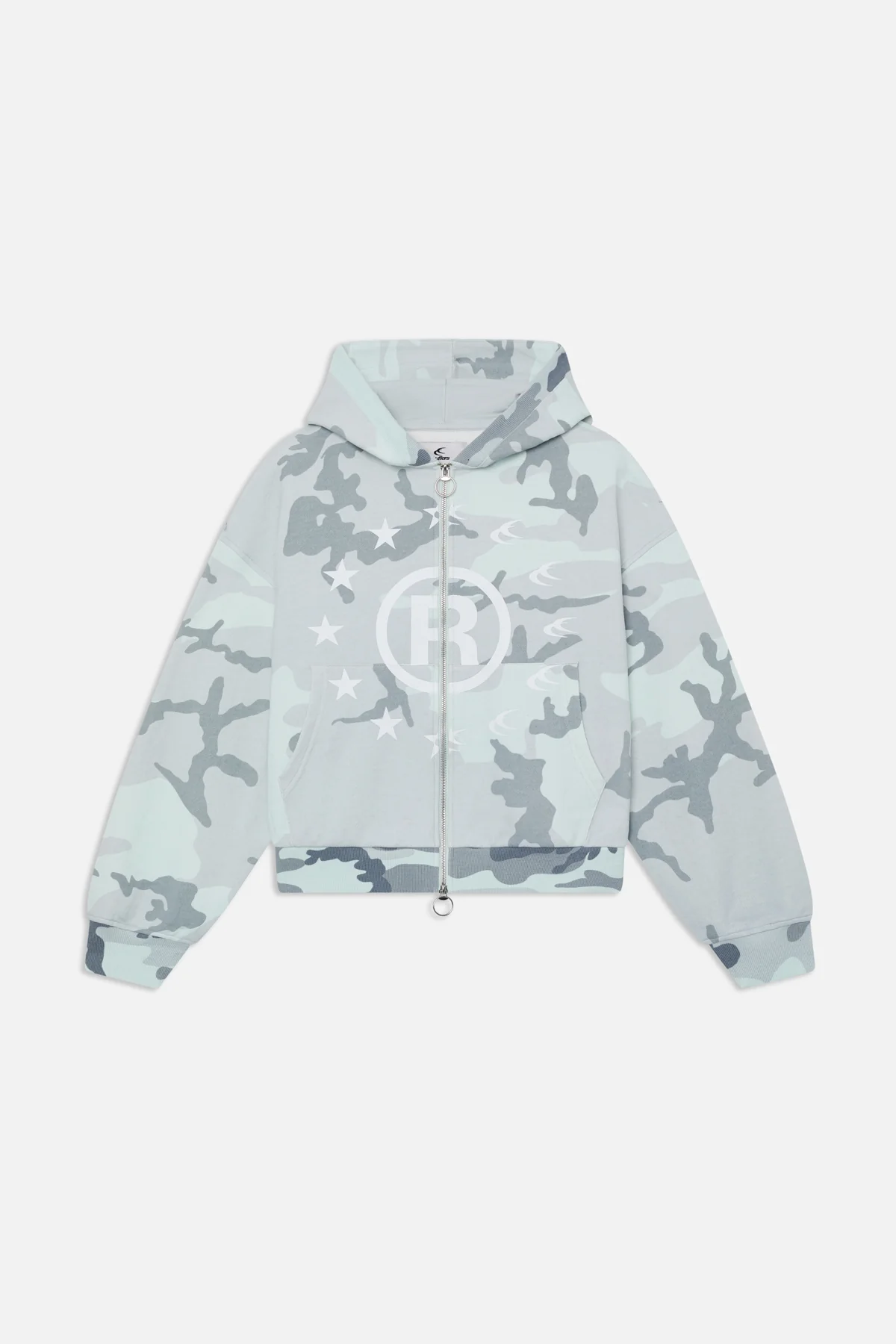 Confused Grey Camo Zipper