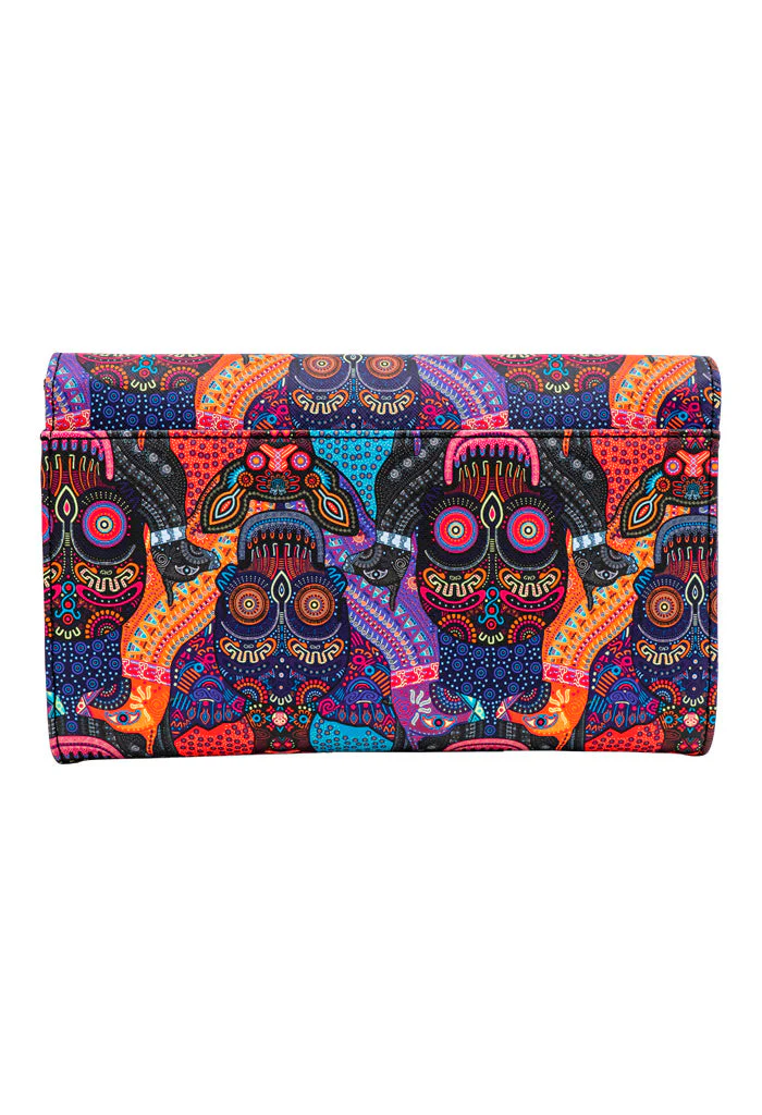 Bolsa Baas Saffiano Día de Muertos Mictlán Negro