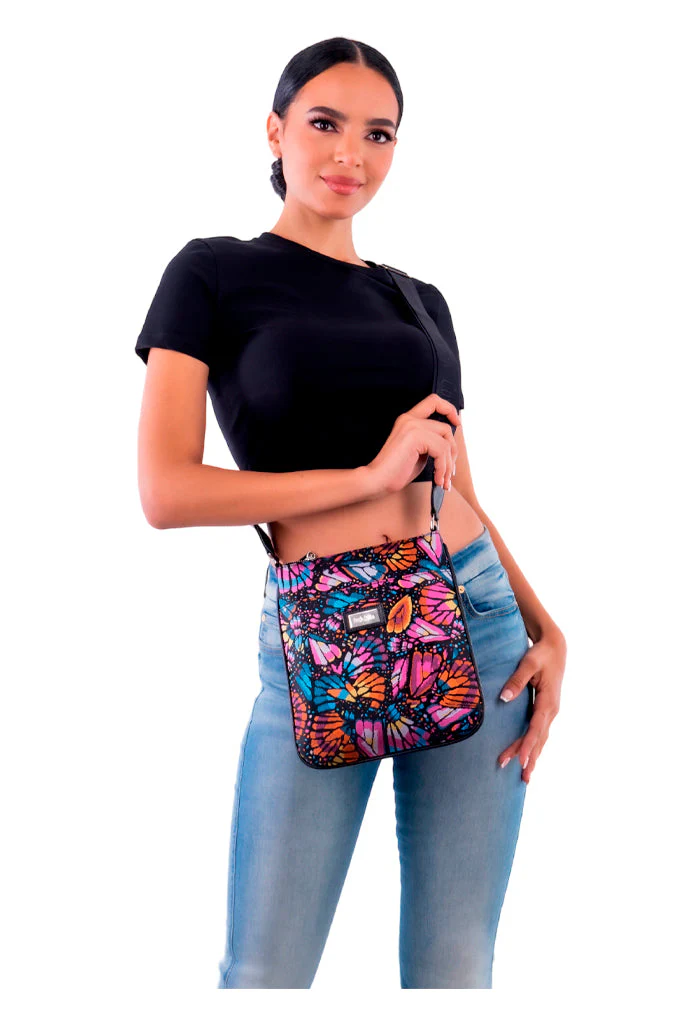 Bolsa Xiki Jqd Mariposa Bordada