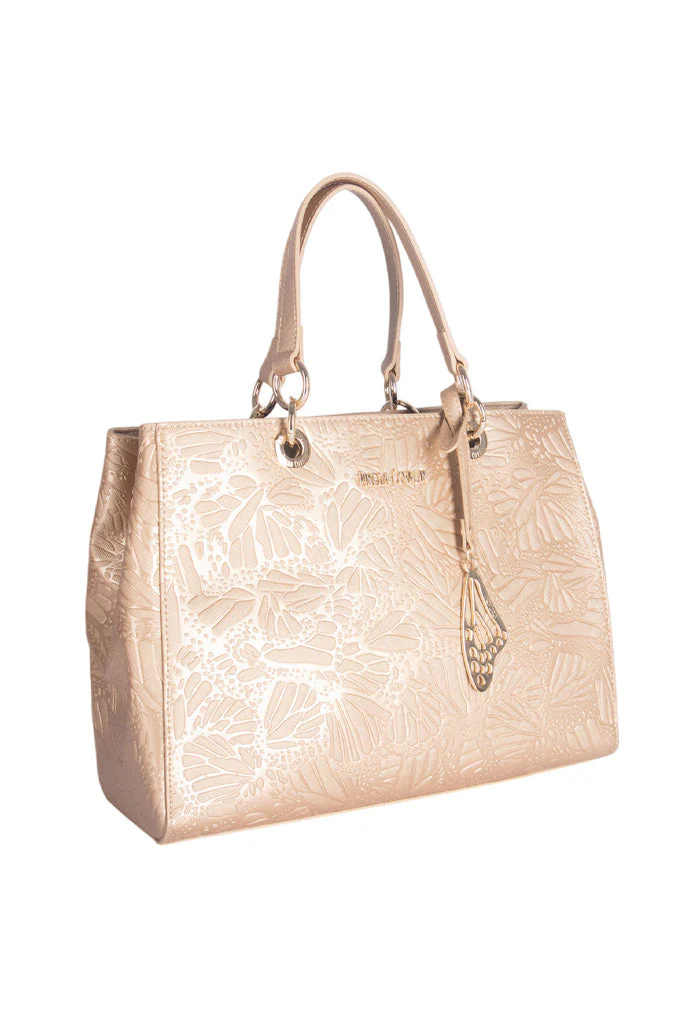 Bolsa Kaxan Saffiano Grabado Mariposa