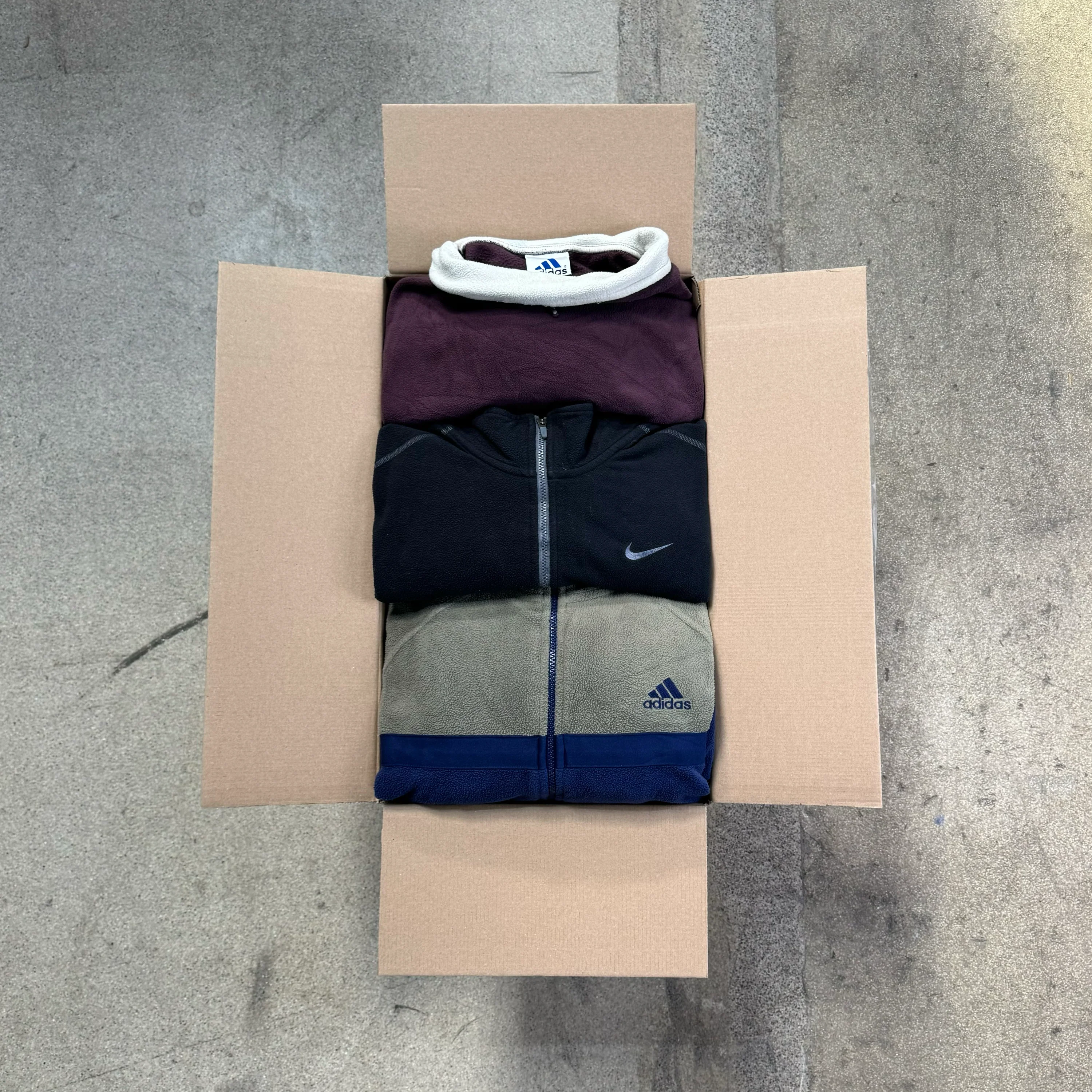 BRANDED FLEECE JACKETS GRADE B