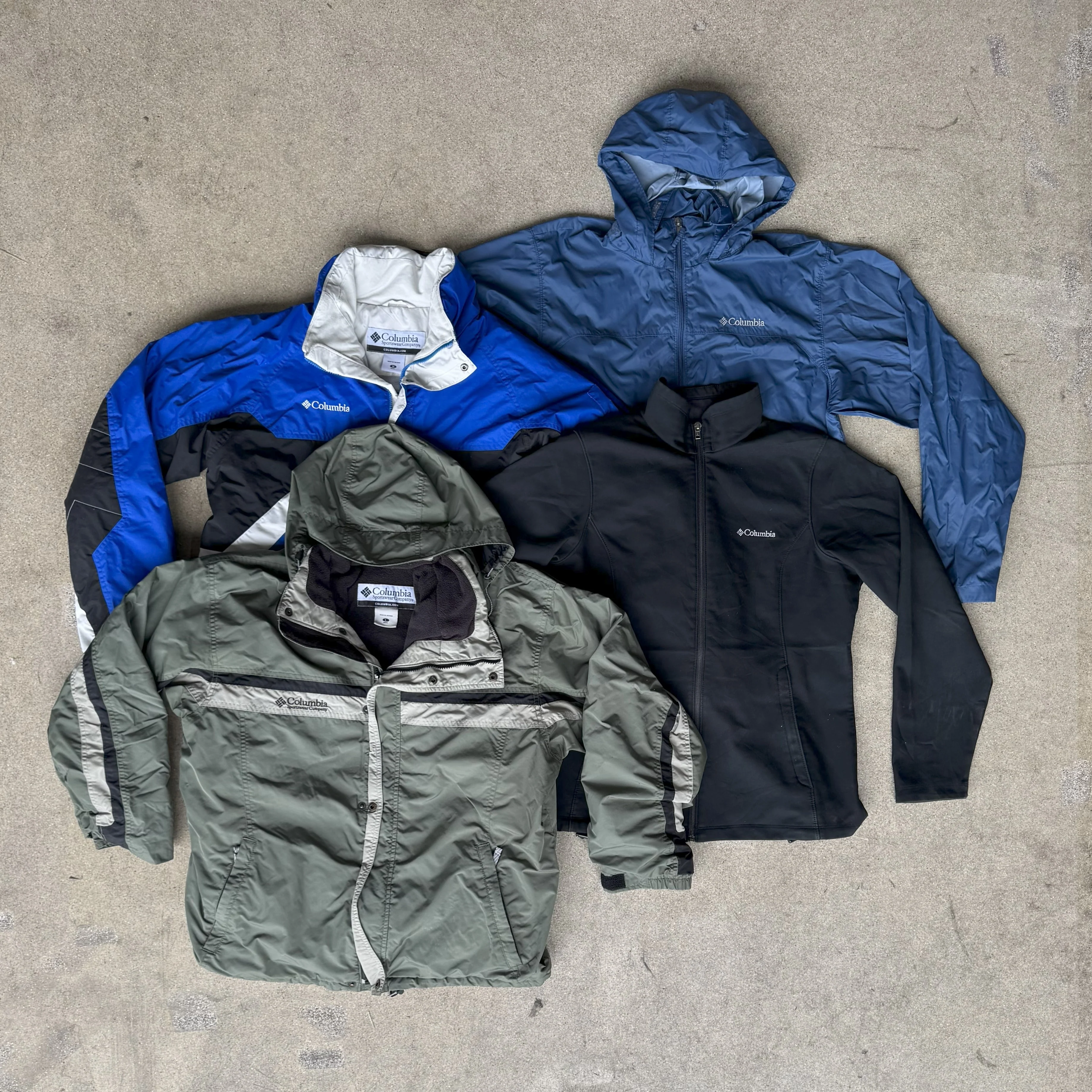 COLUMBIA JACKETS GRADE B