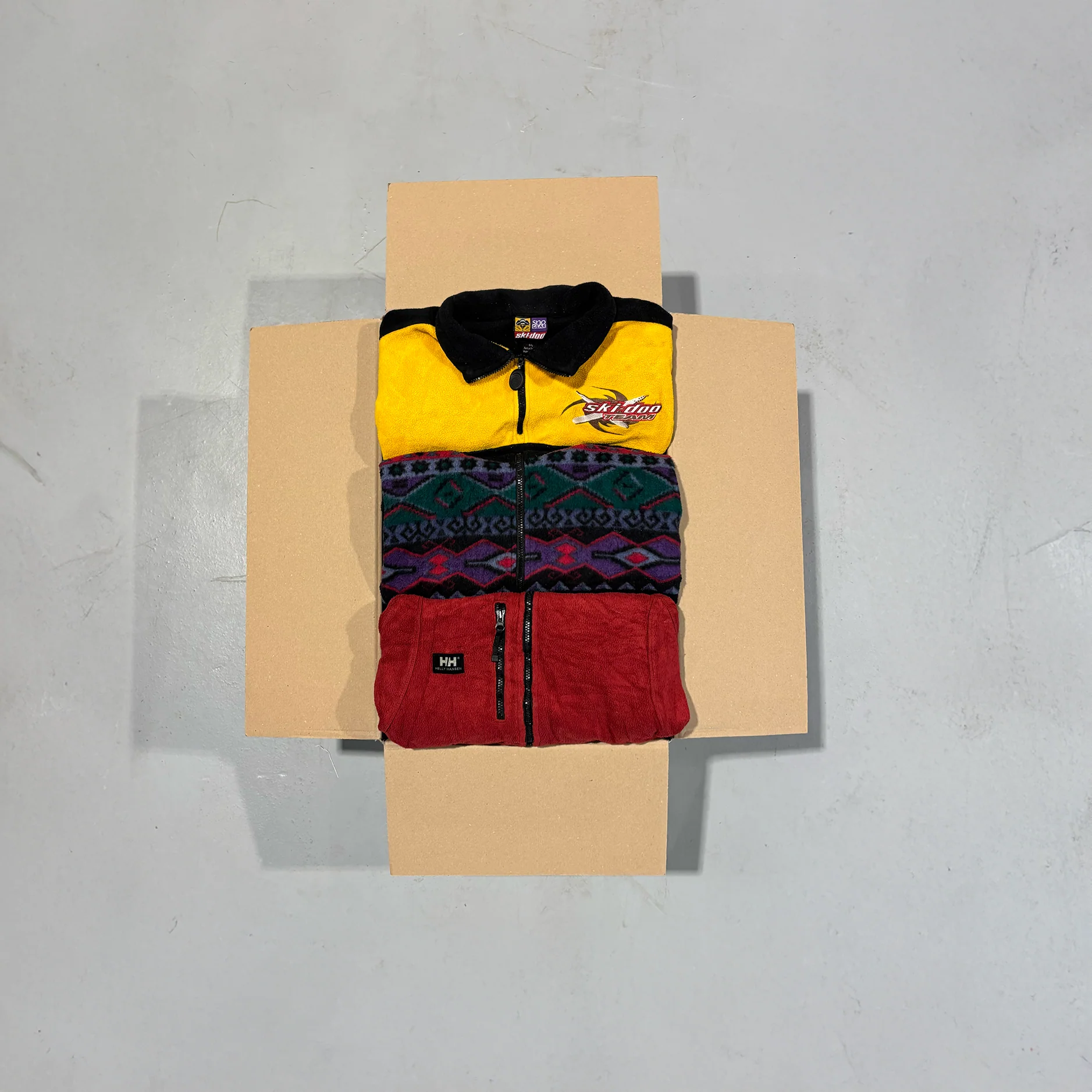 CRAZY MULTICOLOR FLEECE JACKETS